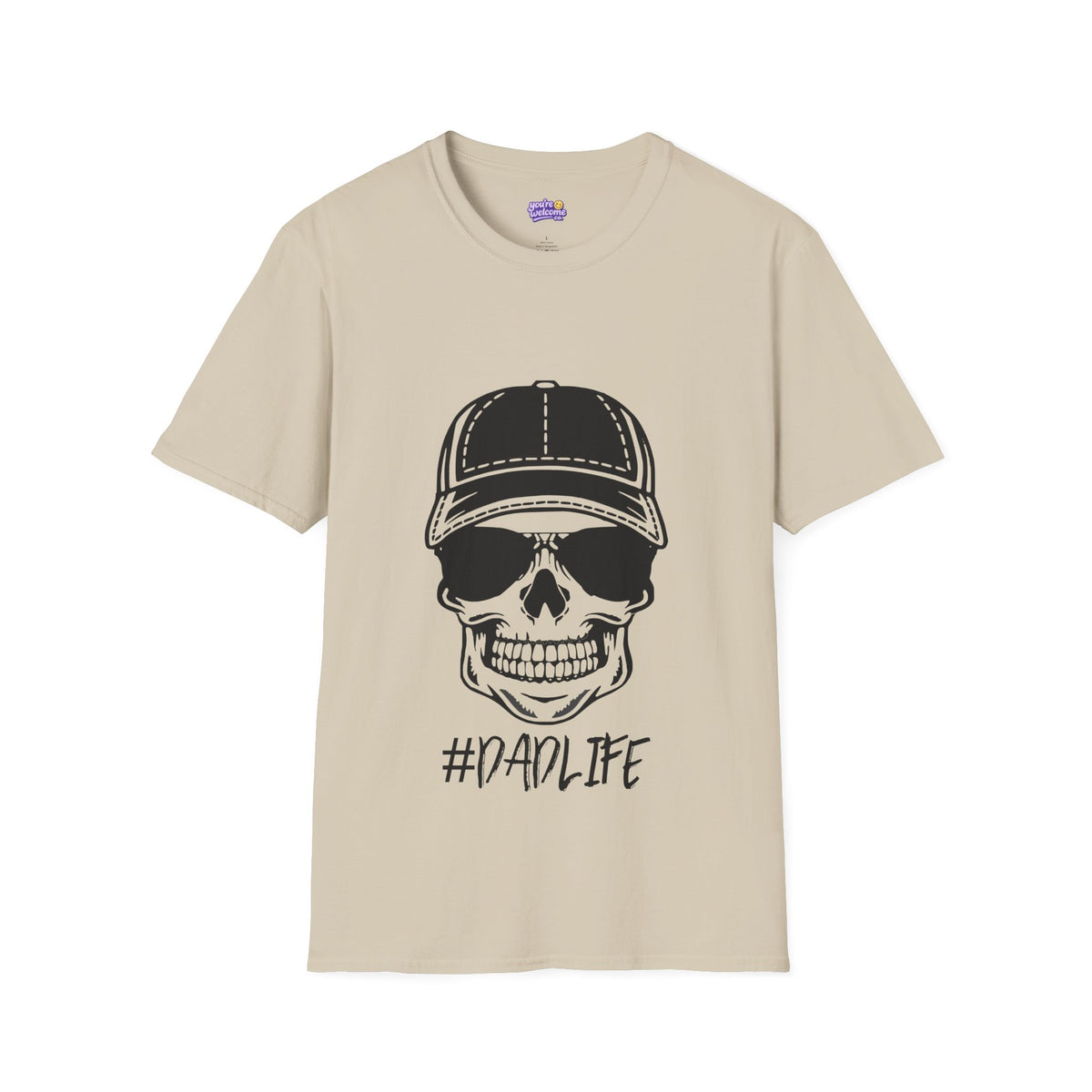 Dad Life Skull Graphic T-Shirt