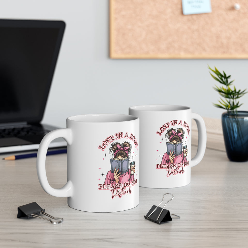Lost in a Book Ceramic Mug