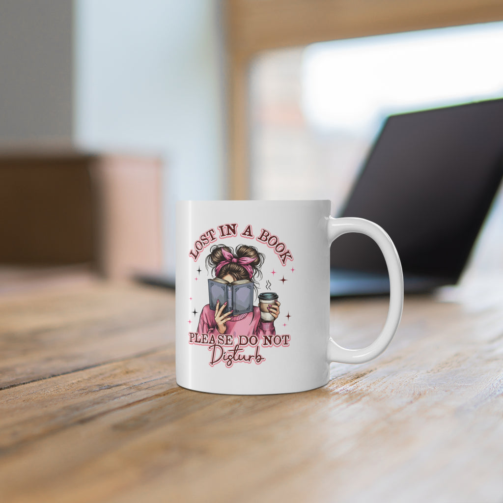 Lost in a Book Ceramic Mug