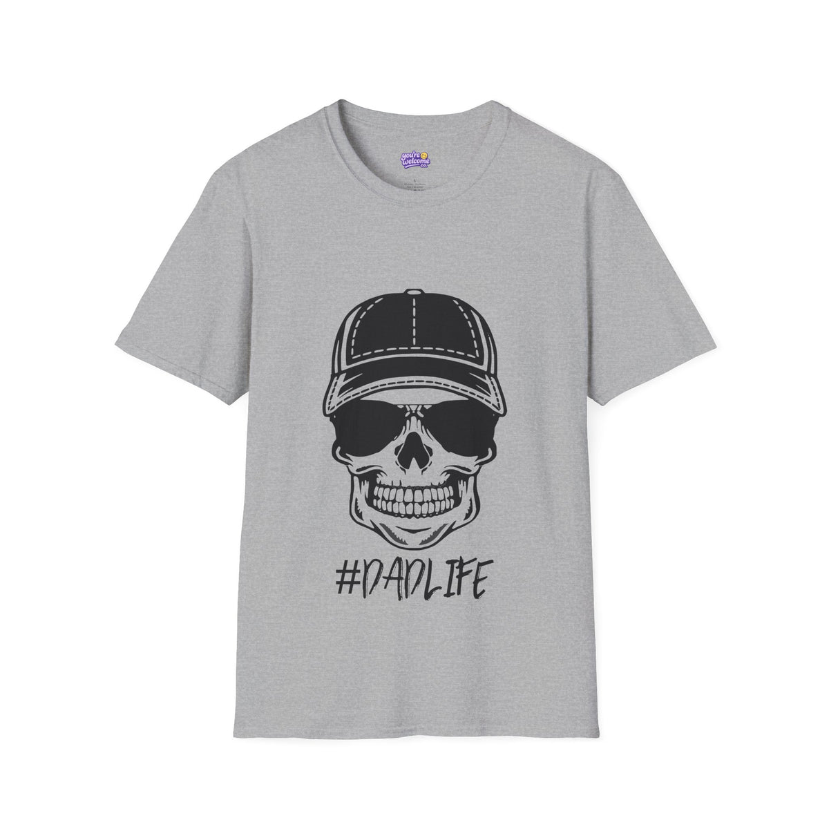 Dad Life Skull Graphic T-Shirt