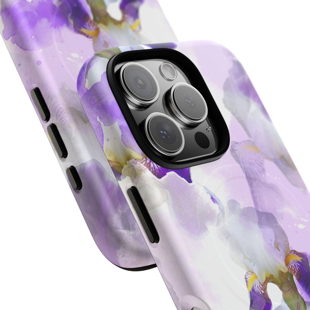 Lavender Watercolour Orchid Magnetic Tough Case