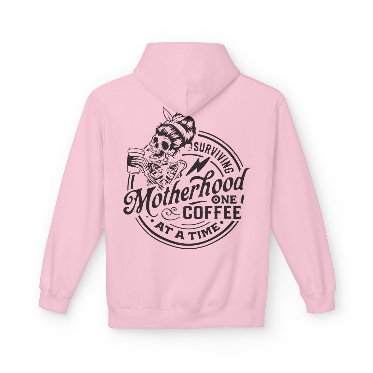 MotherSurviving Motherhood One Coffee at a Time Graphic Hoodie