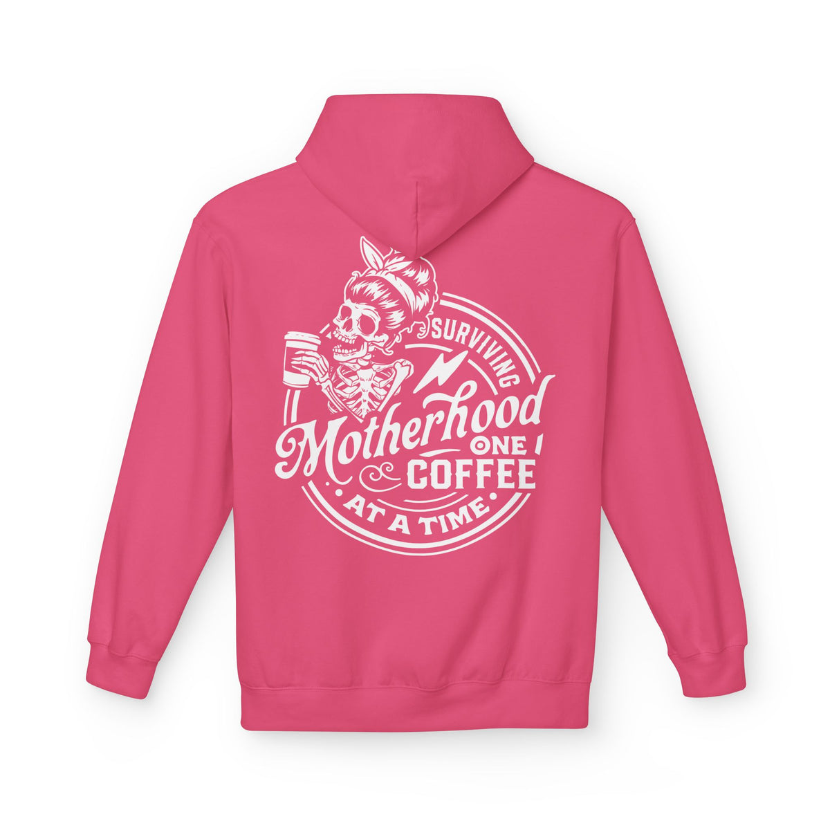 MotherSurviving Motherhood One Coffee at a Time Graphic Hoodie