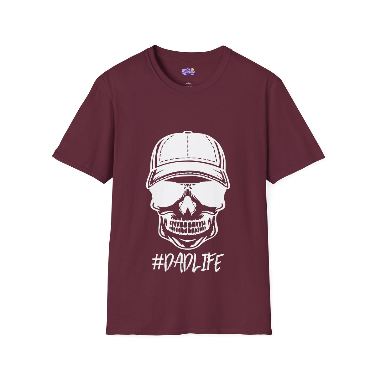 Dad Life Skull Graphic T-Shirt