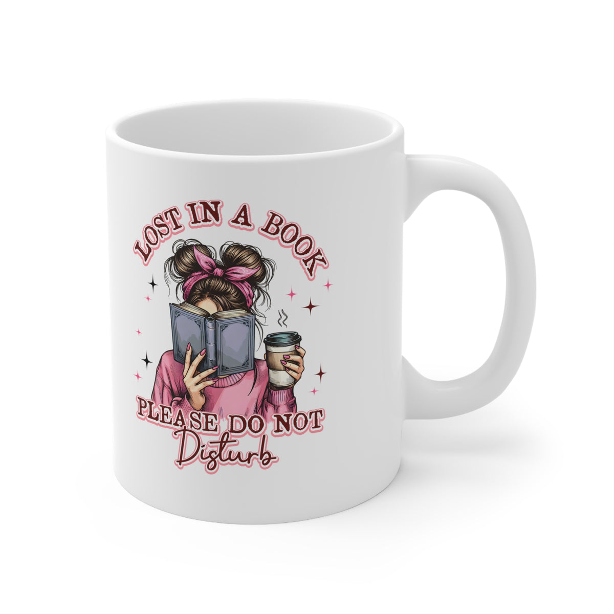 Lost in a Book Ceramic Mug