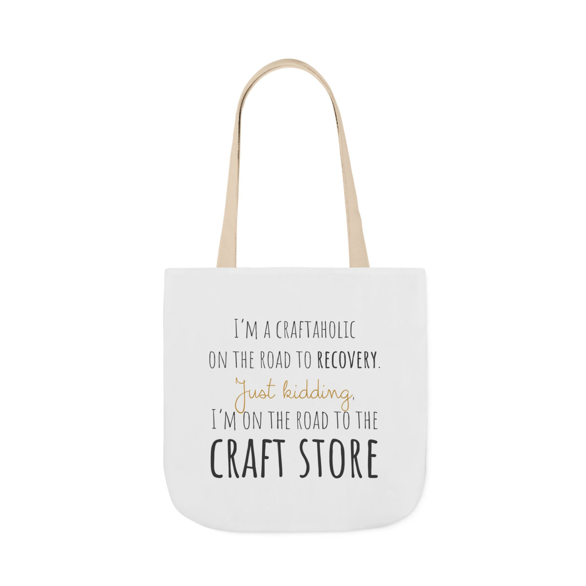 On the Road to the Craft Store Canvas Tote
