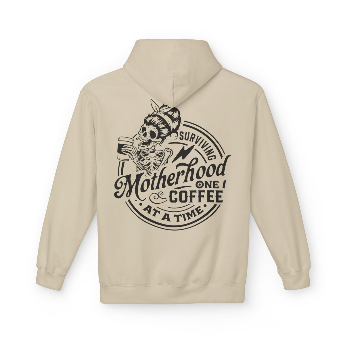 MotherSurviving Motherhood One Coffee at a Time Graphic Hoodie