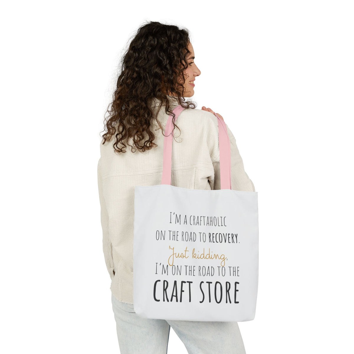 On the Road to the Craft Store Canvas Tote