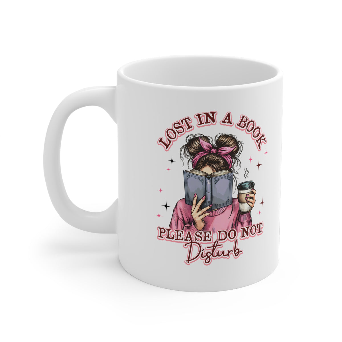 Lost in a Book Ceramic Mug