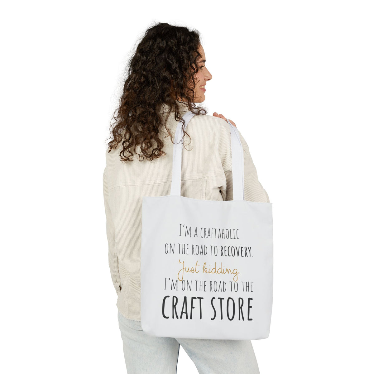On the Road to the Craft Store Canvas Tote