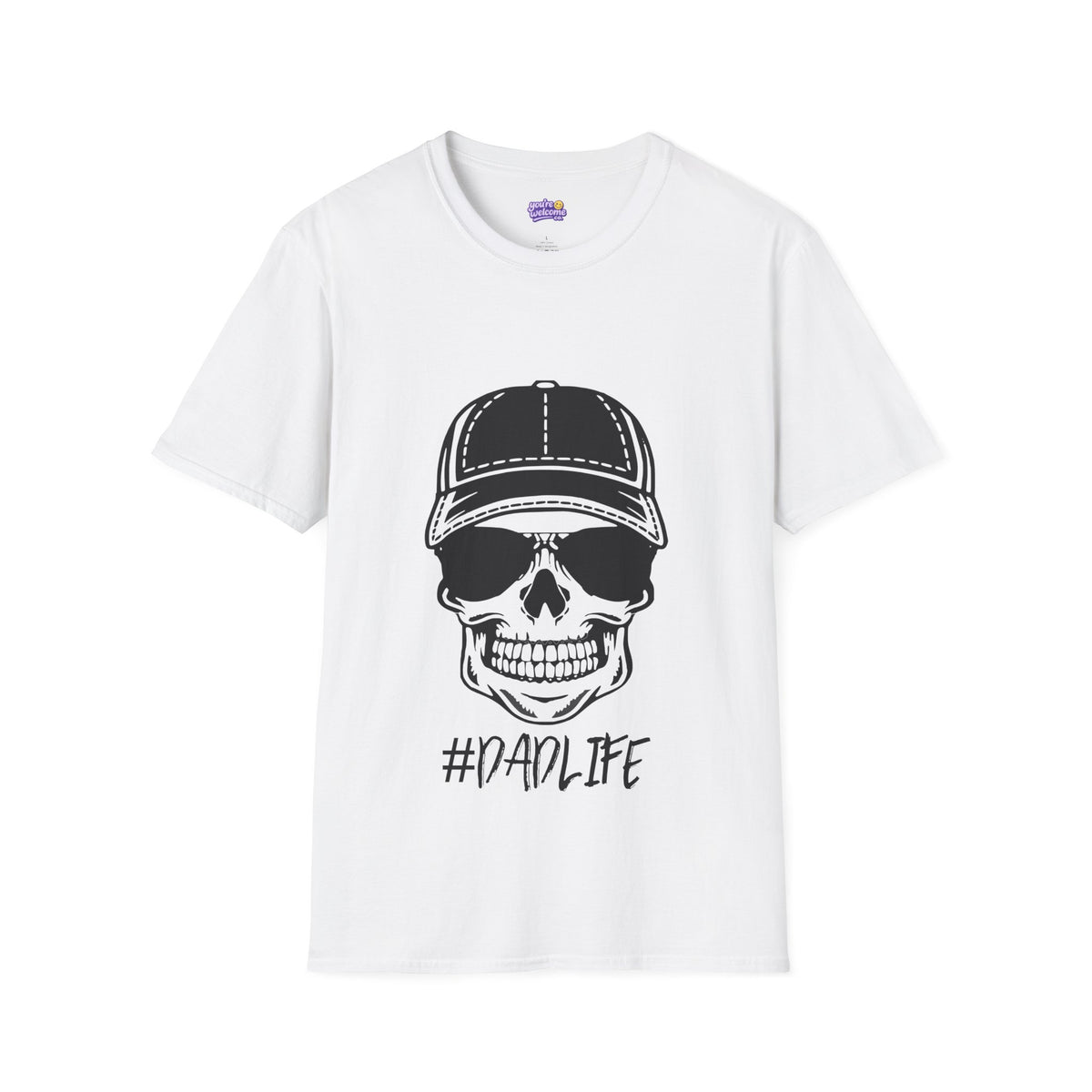 Dad Life Skull Graphic T-Shirt