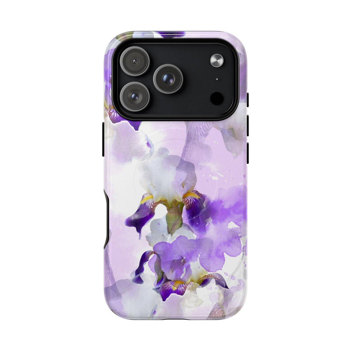 Lavender Watercolour Orchid Magnetic Tough Case